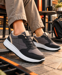 FUEL Neostep Comfortable & Casual Lightweight Sports Shoes for Men's (Black)