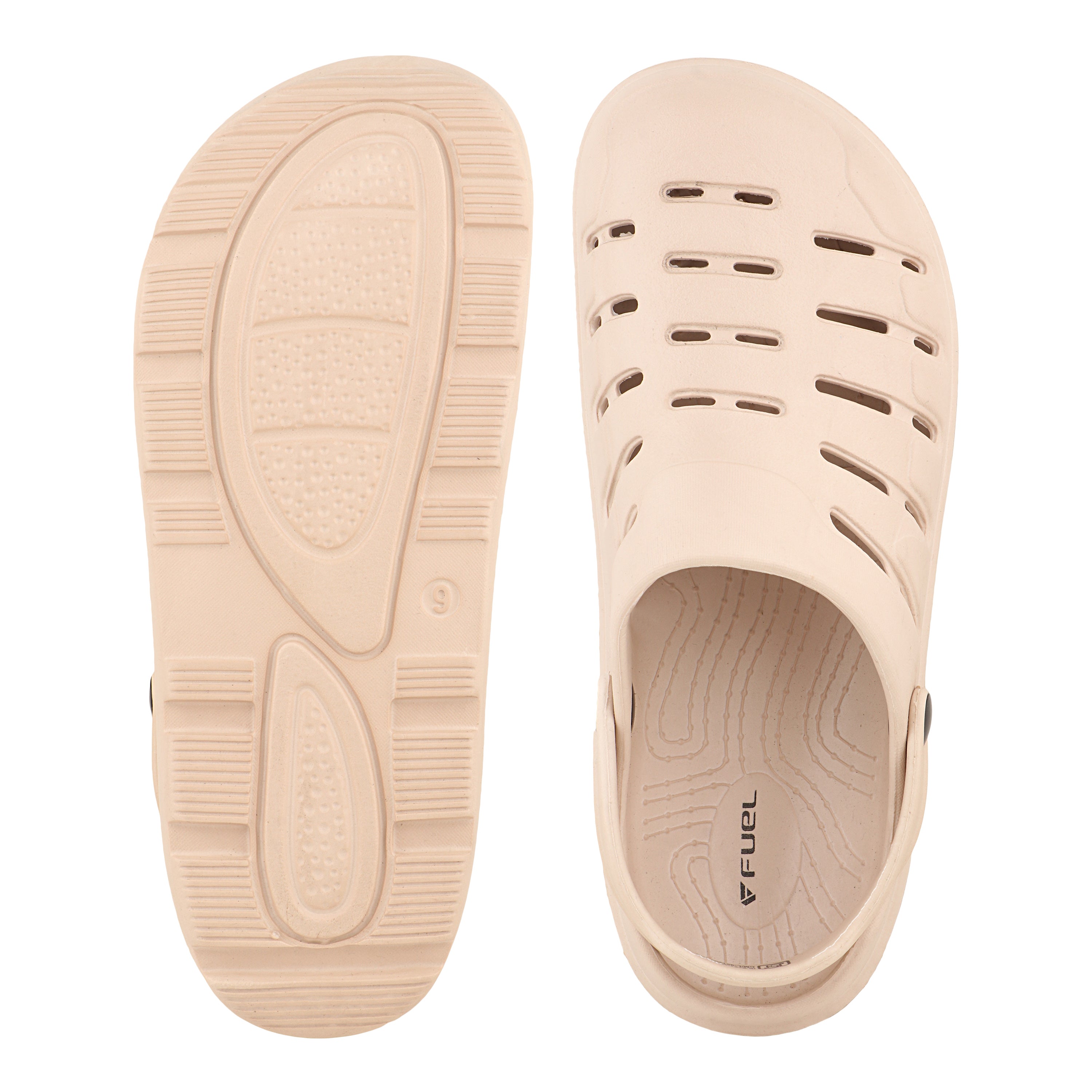 FUEL Adventure Clogs Slipper For Men's and Women's (Beige)