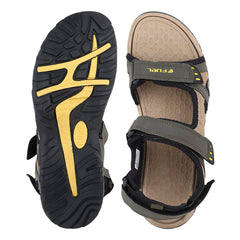 FUEL Punch-02 Versatile Comfortable Sports Sandals for Men (Olive)