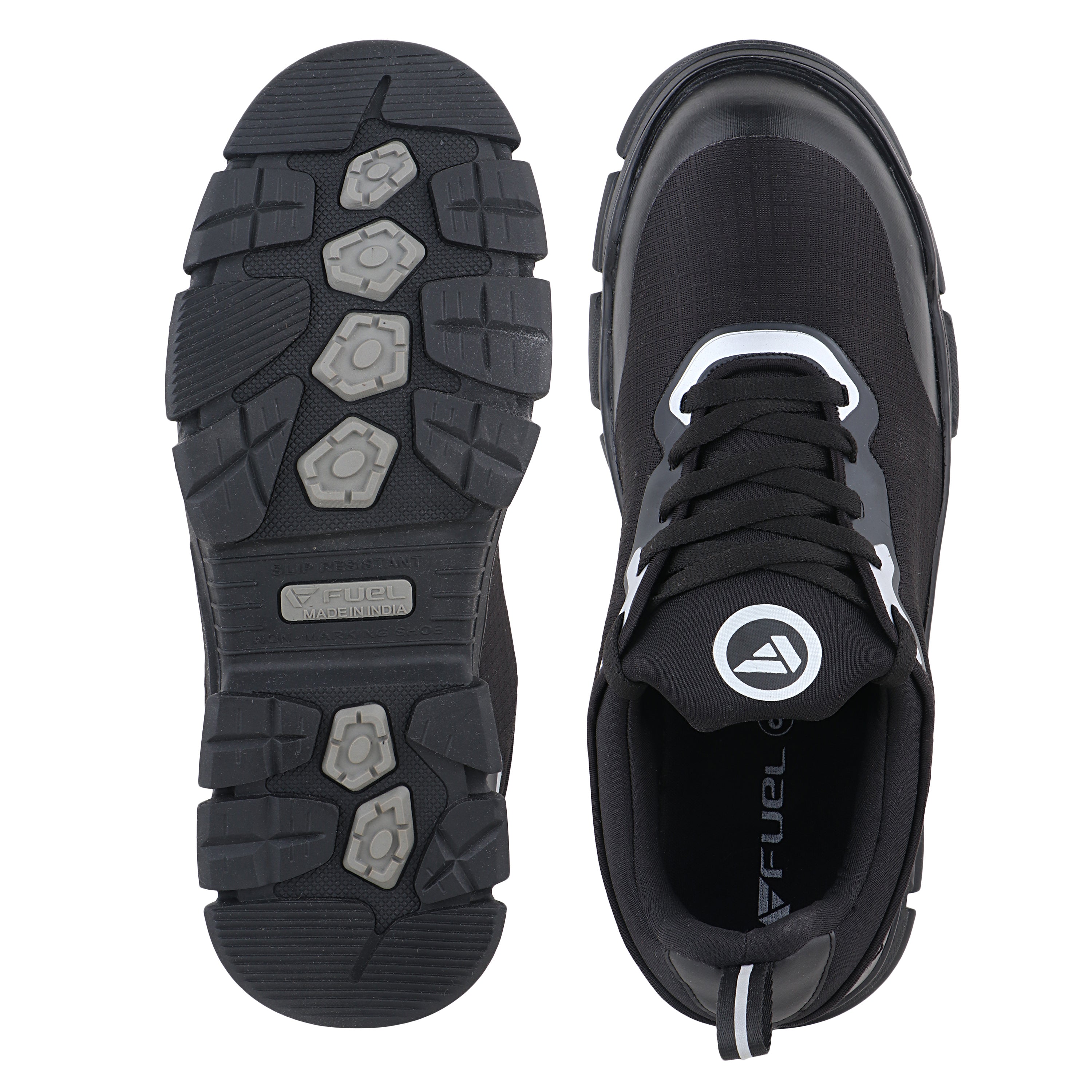 FUEL Reevon-01 Safety Shoes with Fabric Upper, Nitrile Rubber Sole & Non-Metallic 200J Toe Cap