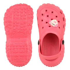 FUEL Poddle Cute & Lightweight EVA Slip-On Clogs for Kids (Pink)