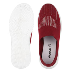 FUEL Drive Anti-Skid Slip-on Sports Shoes for Women (Maroon)