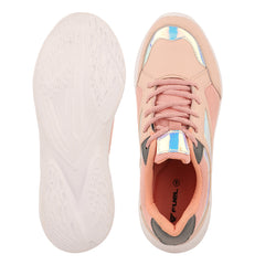 FUEL Nova Performance Max Comfortable & Breathable Sports Shoes for Women (Peach)