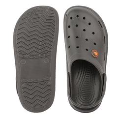FUEL 1101 Lightweight and Comfortable Slip-On Casual Clogs with Cushioned Footbed Clogs for Men's (Grey)