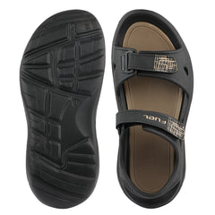 FUEL Jacob-01 Sports Sandal – Comfortable & Durable EVA Footwear with Adjustable Velcro Closure and Cushioned Footbed for Walking, Casual Wear & Outdoor Activities (Brown)