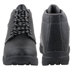 FUEL Arsenal HC-Metro Safety Shoe For Men's Steel Toe Cap With Single Density PVC Sole (Black)