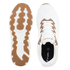 FUEL Airfly Comfortable and Light weight Sport Shoes for Men's (White)