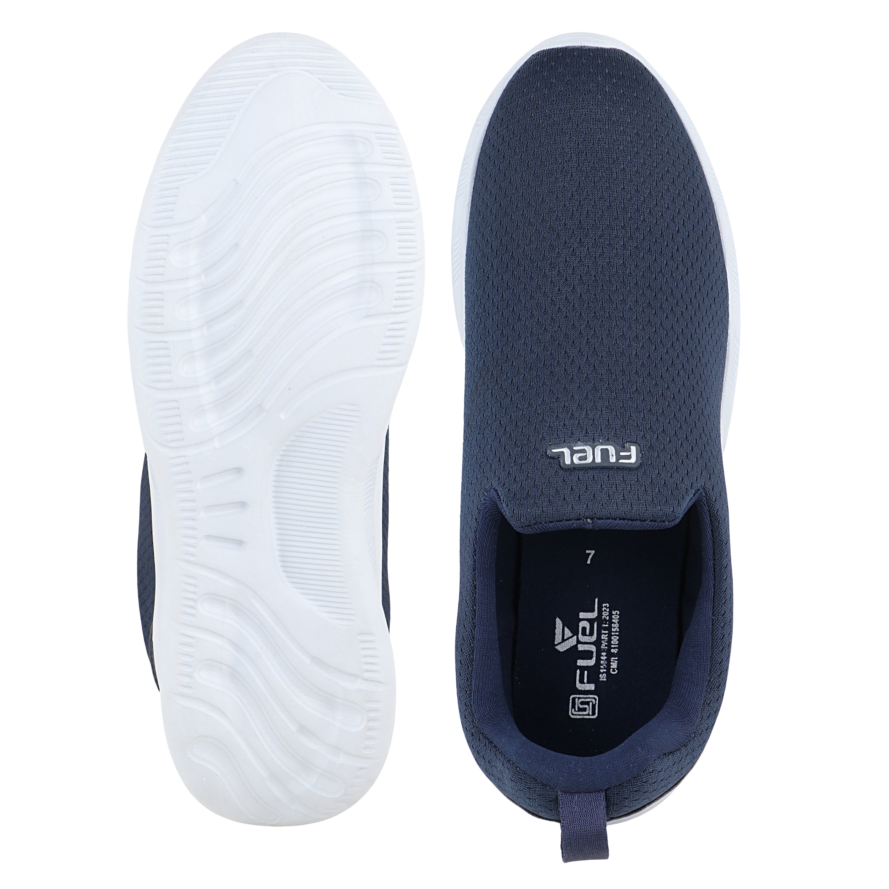FUEL Wonder Breathable Running Shoes for Men – Ultra Comfort Fit (Navy)