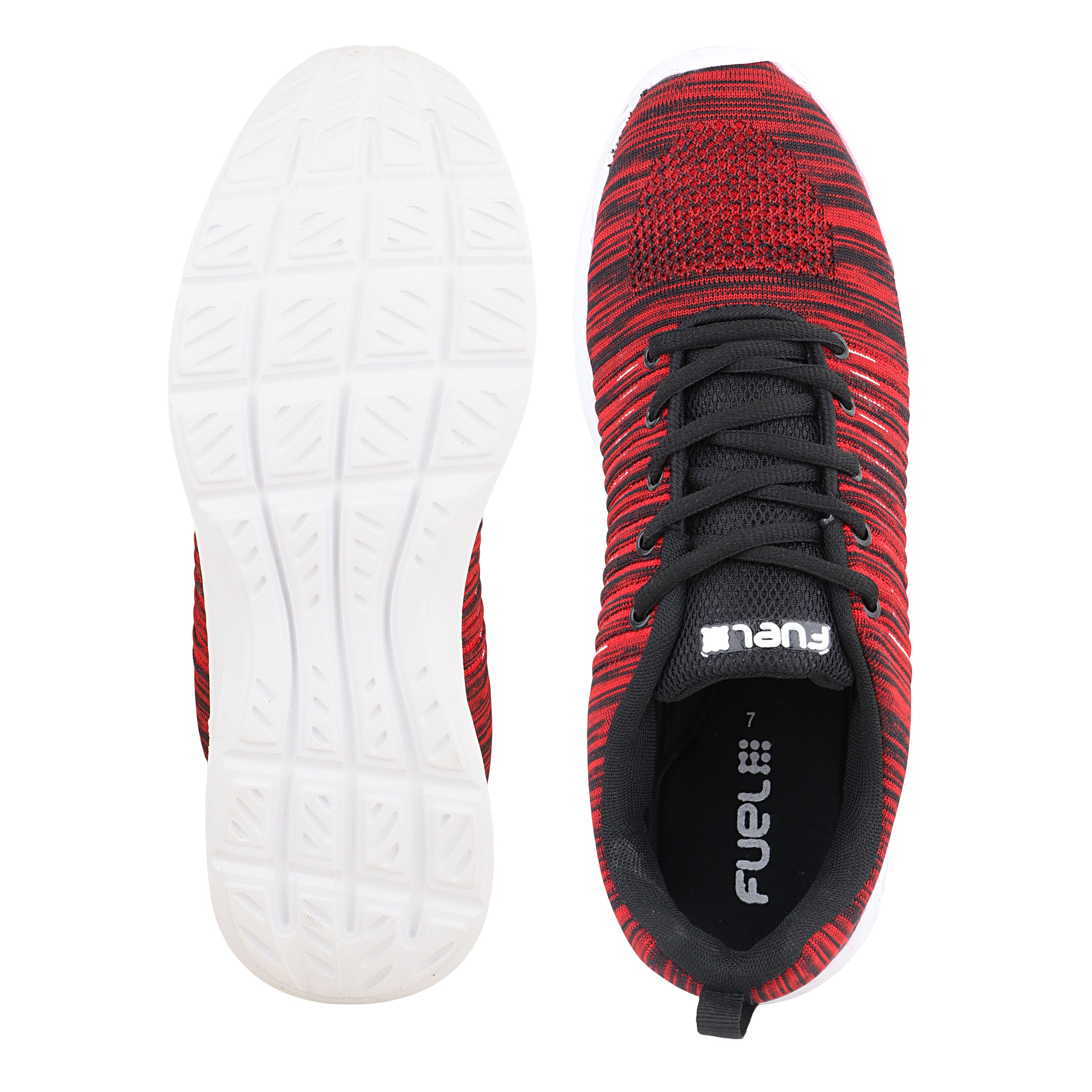 FUEL Rocky comfortable and light-weight Sports Shoes for Men (Red)
