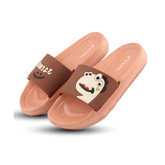 Fuel SLF-02 Flip Flop 4 to 10 Year Kids (Peach & Brown)