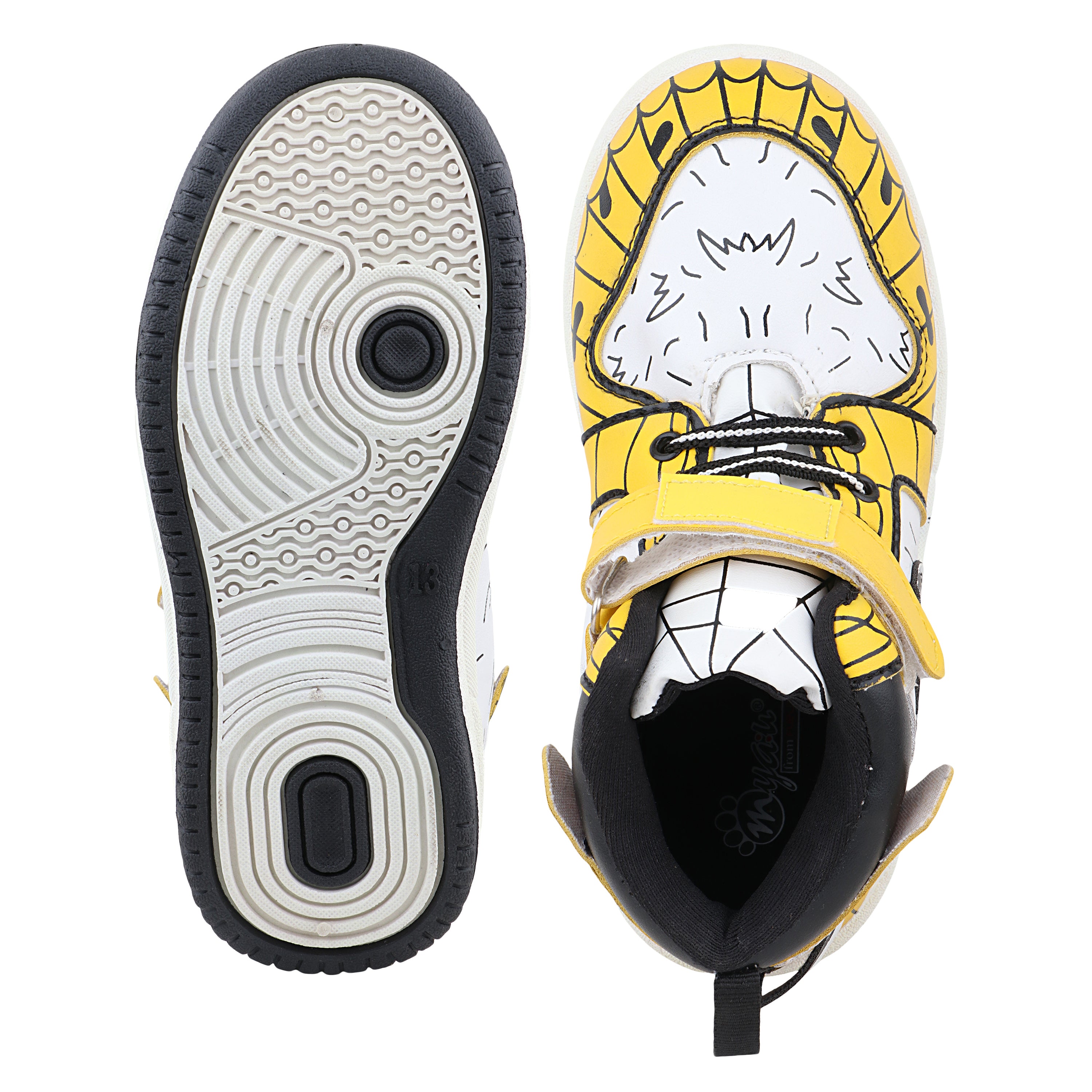 FUEL Airwalk Boys' Sport Running Shoes | Lightweight TPR Sole | Casual Walking Shoes for Kids