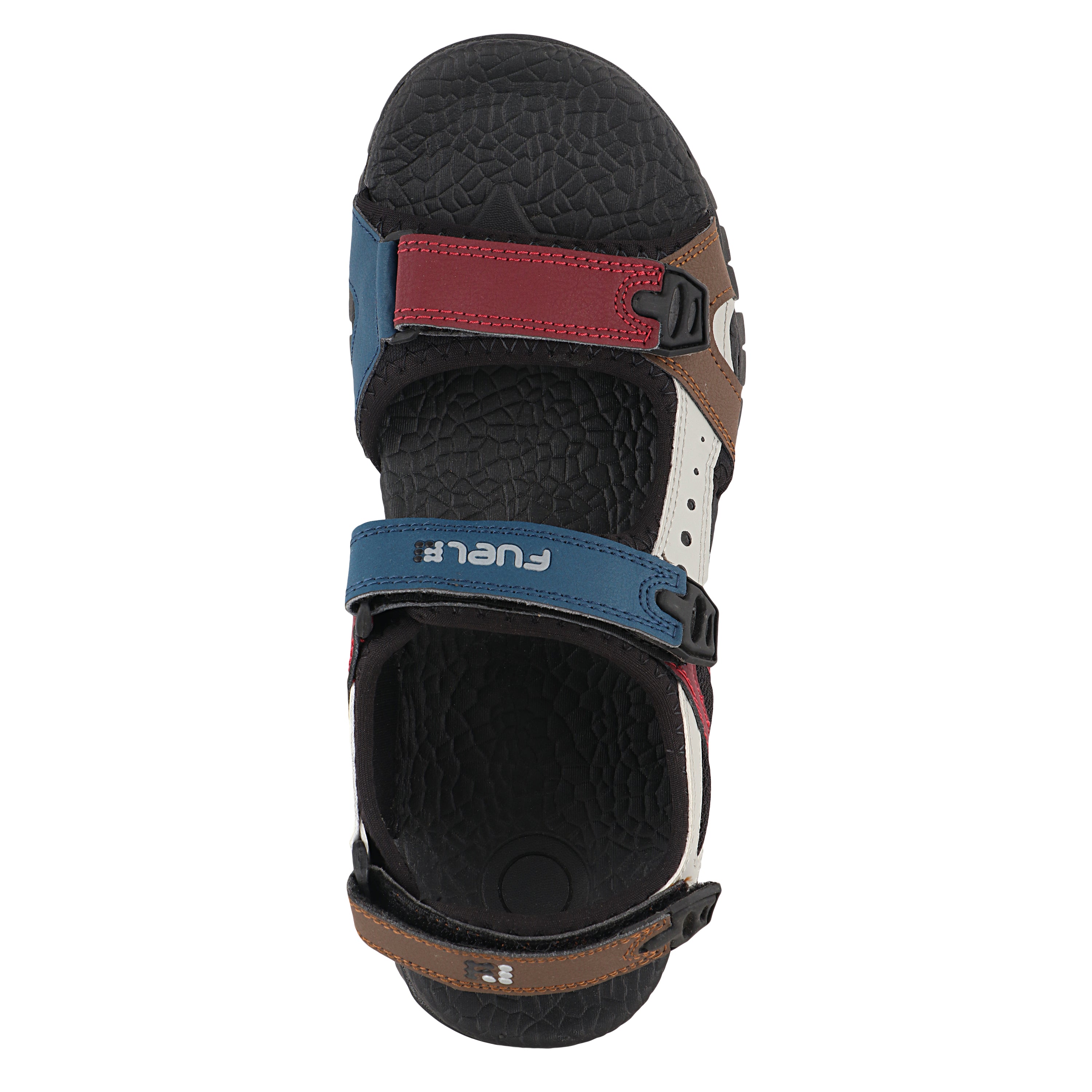 FUEL Rambo-01 Sandals For Men's (BLK-MRN)