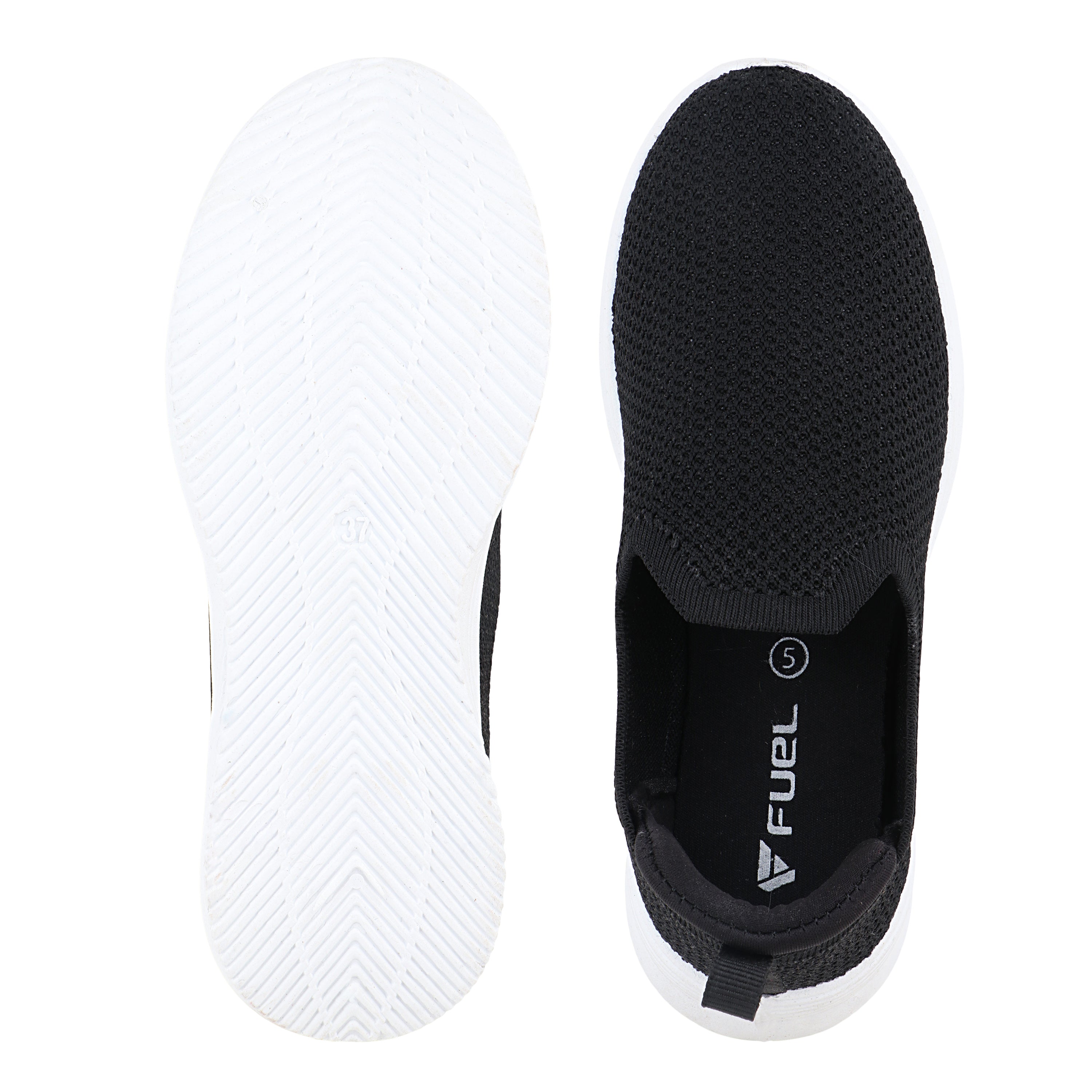 FUEL Naysa-02 Comfortable Daily Wear Shoes for Women – Mesh Top with PVC Grip Sole