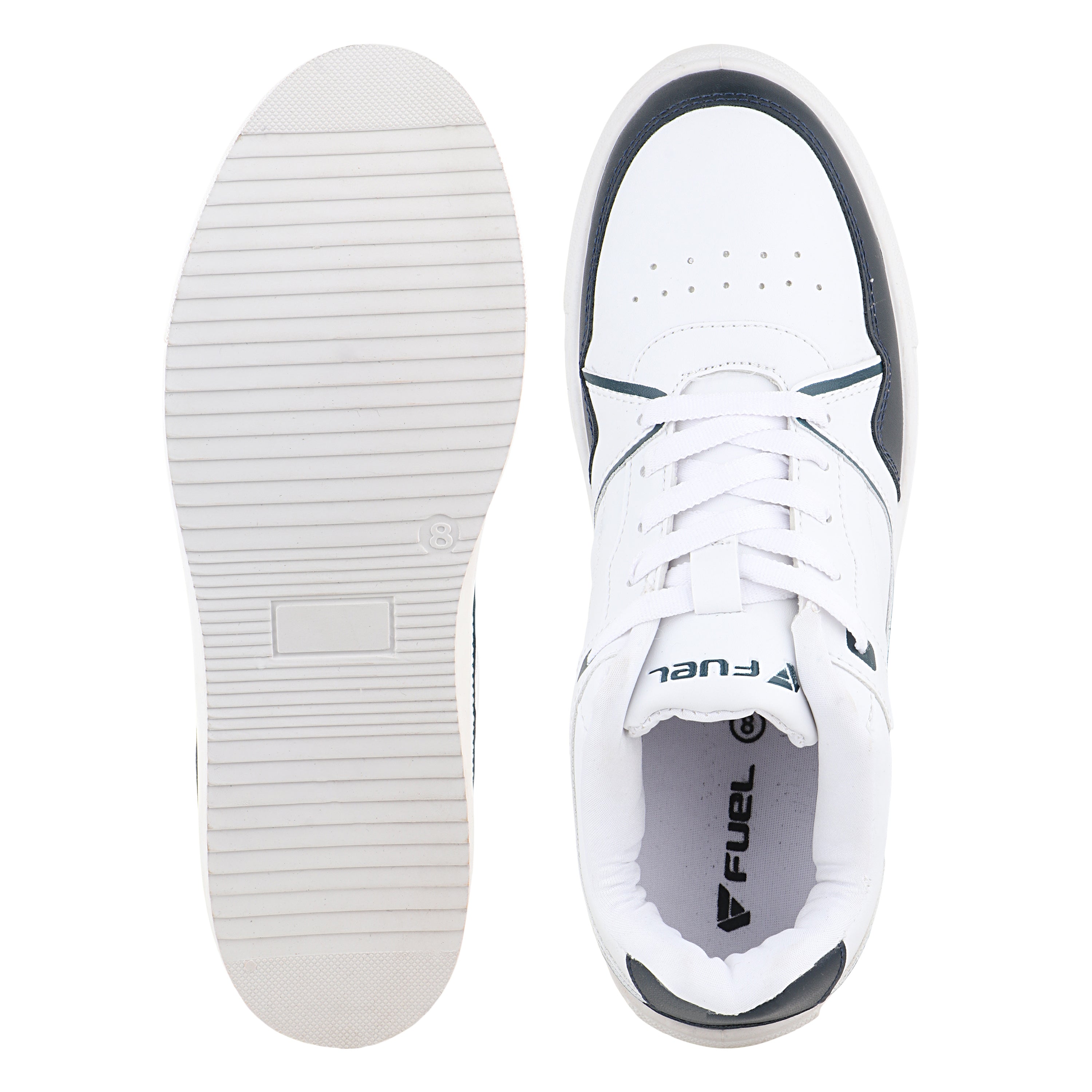 FUEL TED Lace-Up Sneakers with Anti-Skid Sole for Men