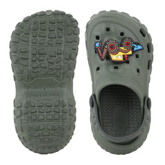 FUEL Poddle Cute & Lightweight EVA Slip-On Clogs for Kids (Olive)
