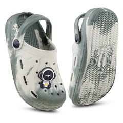 FUEL Hooper-01 Fully EVA Clogs for Kids Comfortable Anti-Skid & Waterproof Footwear (Olive)