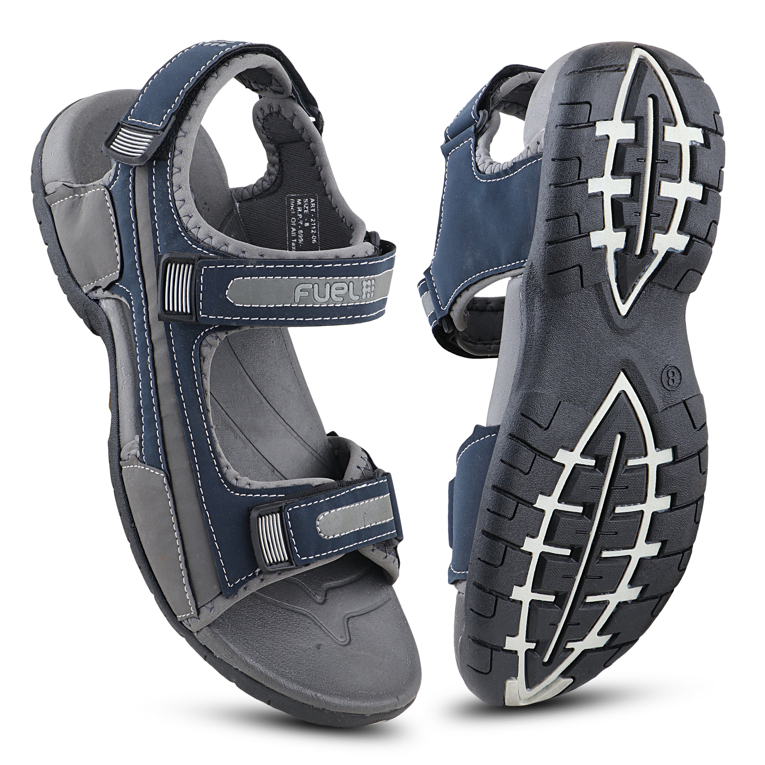 FUEL 2112-06 Comfortable Sports Sandal for Men (Grey)