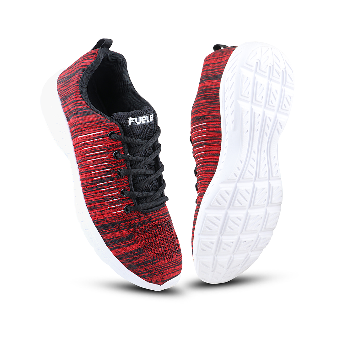 FUEL Rocky comfortable and light-weight Sports Shoes for Men (Red)