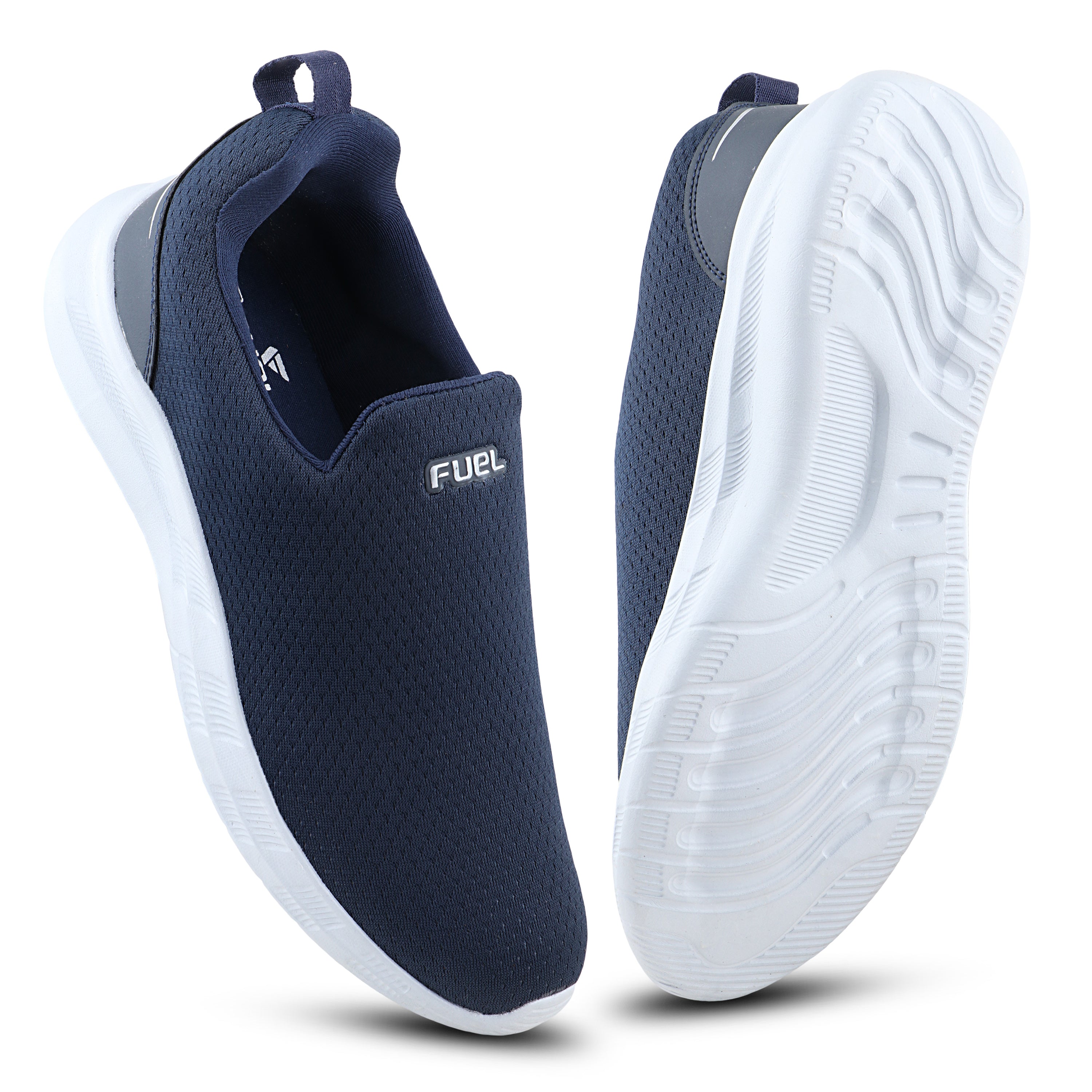 FUEL Wonder Breathable Running Shoes for Men – Ultra Comfort Fit (Navy)