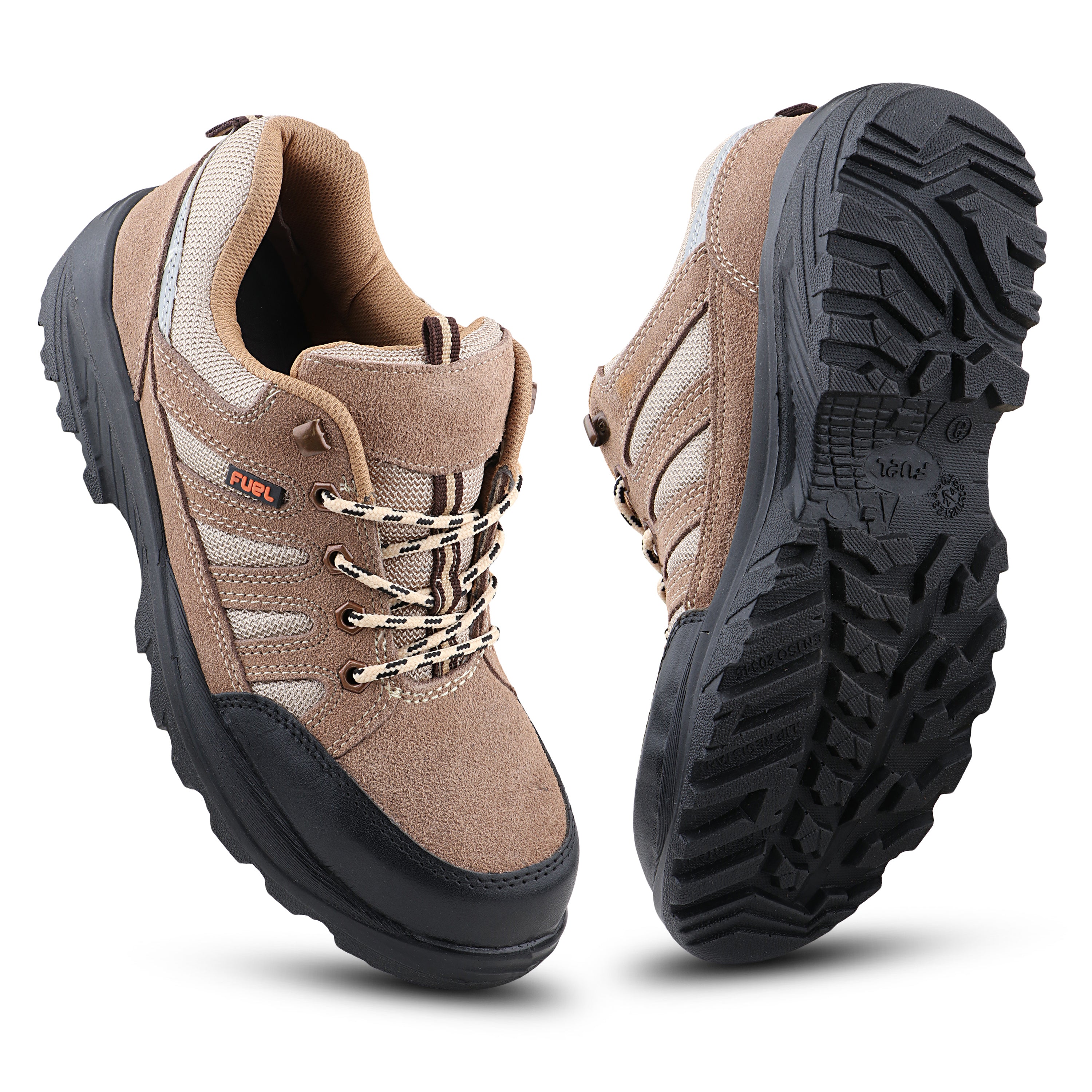 FUEL Torpedo Industrial Safety Shoes for Men in PU Single Density with 200J Metallic Toe Cap