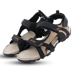 FUEL Punch-02 Versatile Comfortable Sports Sandals for Men (Black)