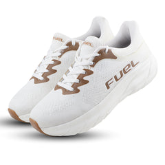 FUEL Airfly Comfortable and Light weight Sport Shoes for Men's (White)