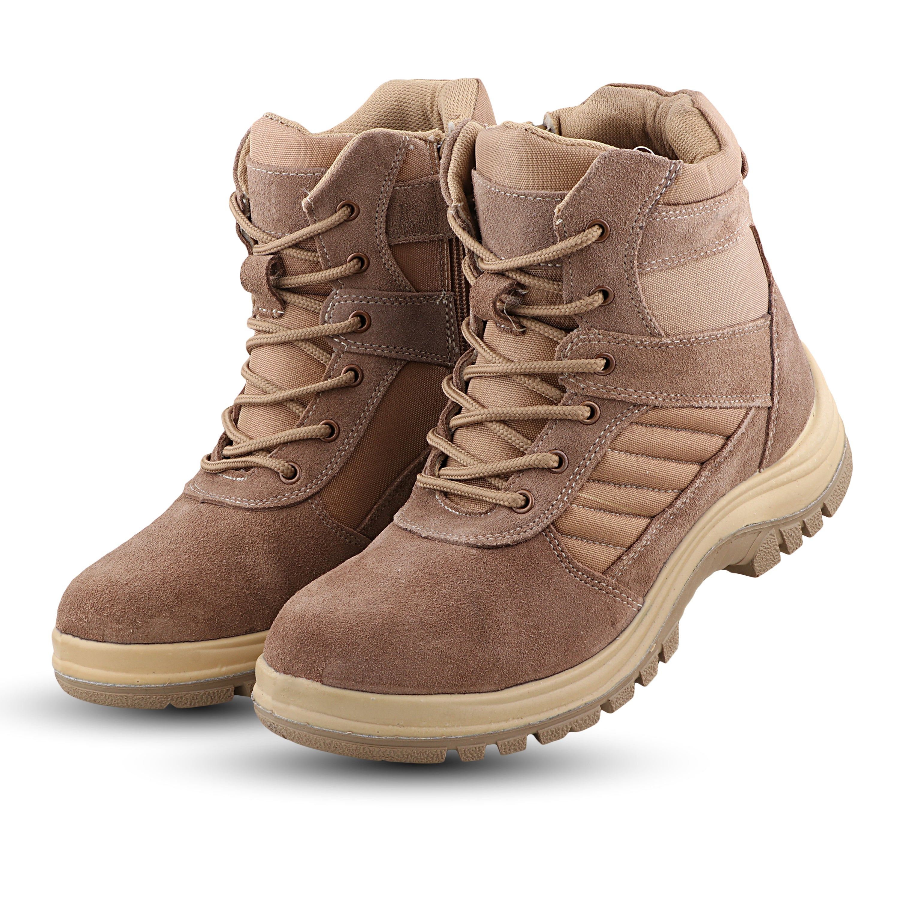 FUEL DMS Trendy Synthetic Leather Lightweight Comfortable Outdoor Casual Shoes Lace-Up High Ankle Boots