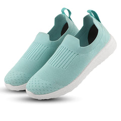 FUEL Florina Comfortable Slip-on Sports Shoes for Women (Blue)