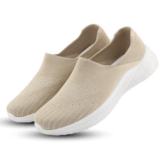 FUEL Drive Anti-Skid Slip-on Sports Shoes for Women (Beige)