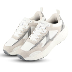 FUEL Nava-06 Men's Lightweight & Durable Trendy Sports Shoes with Anti-Skid Sole for Everyday Comfort (White)