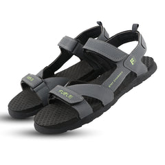 FUEL Roadster-02 Ultra Light-Weight Sports Sandals For Men (Dark-Grey)