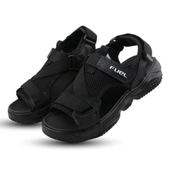 FUEL Gabbro Chunky Sports Sandals for Men (Black)