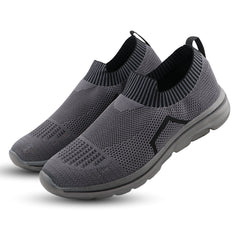 FUEL BINGO Slip-on Comfortable Walking Sports Shoes for Men (Grey)