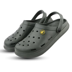 FUEL 1101 Lightweight and Comfortable Slip-On Casual Clogs with Cushioned Footbed Clogs for Men's (Olive)