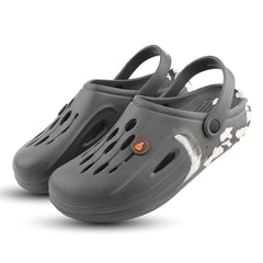 FUEL Oxygen Cushioned Comfort and Lightweight Slip-On with Anti-Slip Sole Clogs for Men's (Grey)