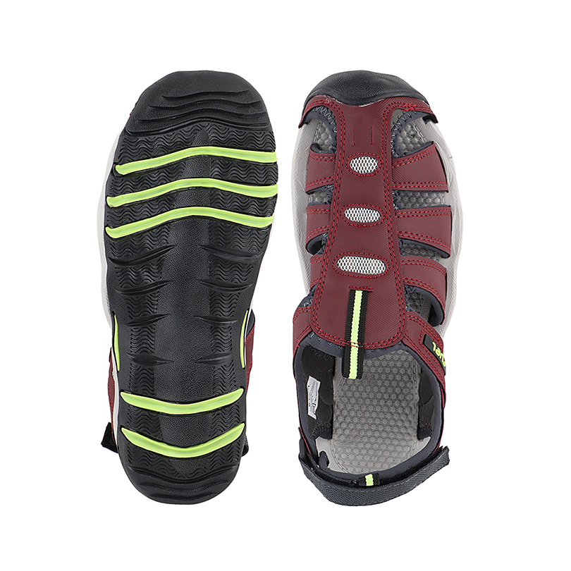 Fuel Soldier-11 Sandal For Men's (Maroon/Green)