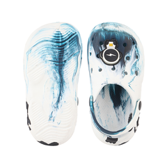 FUEL Splash Lightweight Pull-On Design Clogs Slipper for Boys/Girls (Blue)