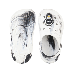 FUEL Splash Lightweight Pull-On Design Clogs Slipper for Boys/Girls (Black)