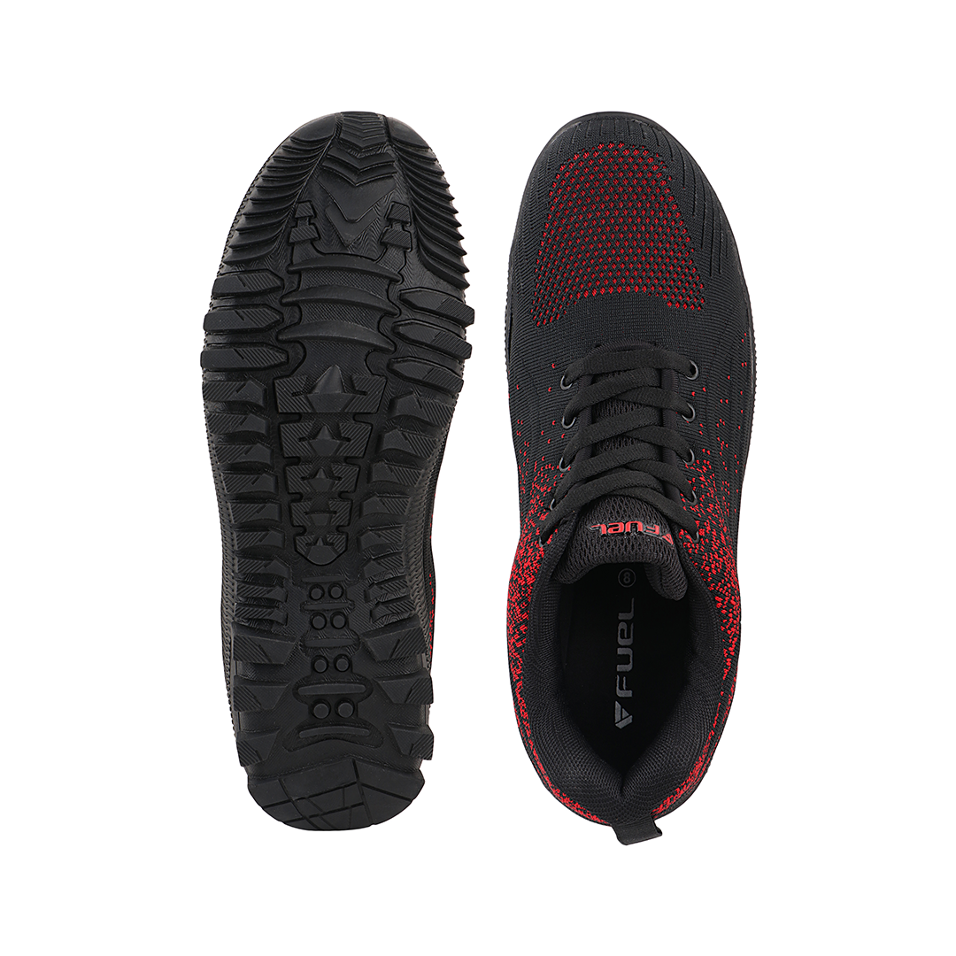 FUEL Trendy Safety Shoes in Strong Knitted Fabric, Metallic toe cap (200 J) Toe with Rubber Sole