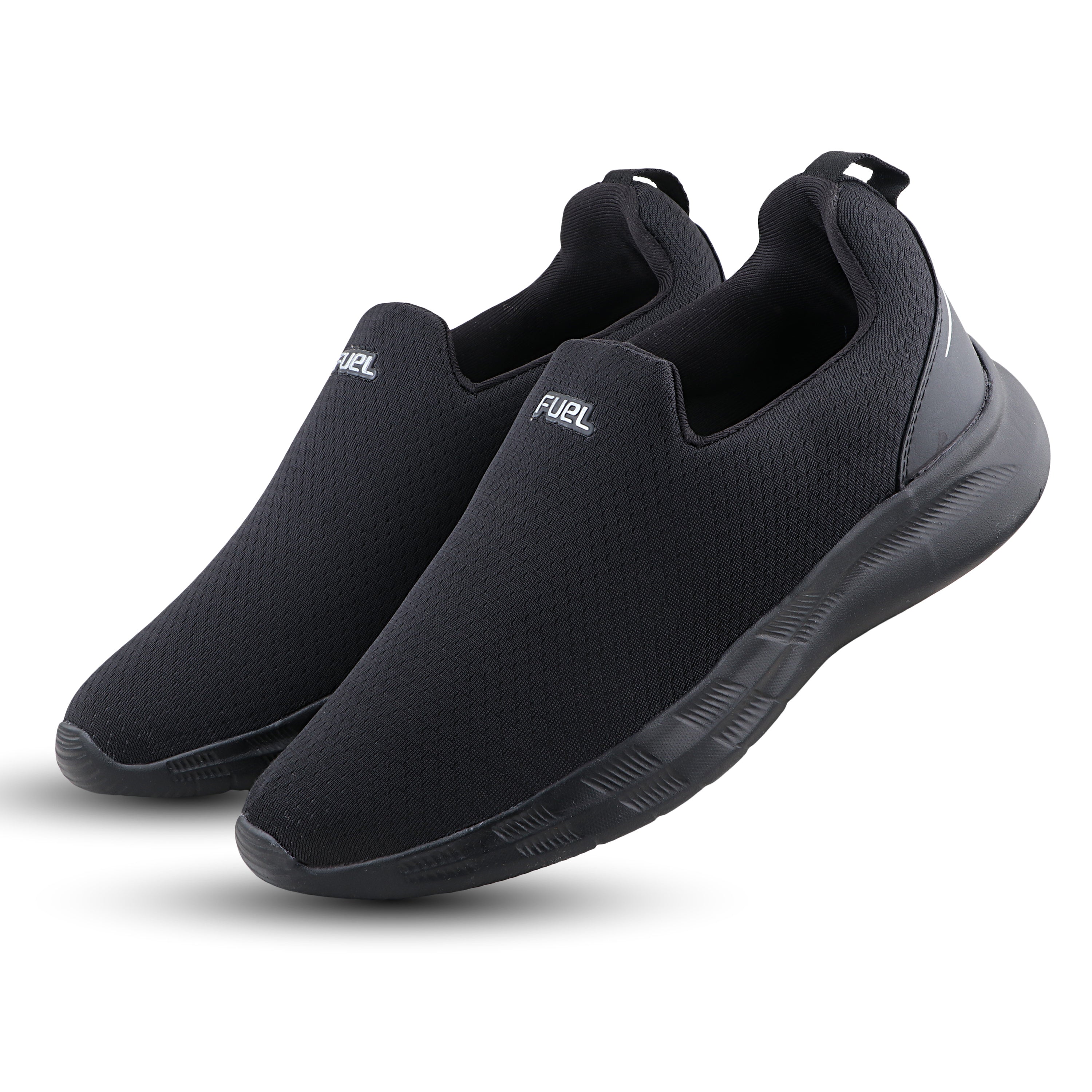 FUEL Wonder Breathable Running Shoes for Men – Ultra Comfort Fit (Black)