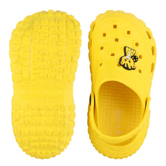 FUEL Poddle Cute & Lightweight EVA Slip-On Clogs for Kids (Yellow)
