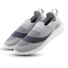 FUEL Wanda Lightweight | Breathable & Stylish Slip-On Casual Shoes for Women (GREY)