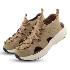 FUEL Crosspro Lightweight & Comfort Secure Fit Sports & Travel Fisherman Sandal for Men (Beige)