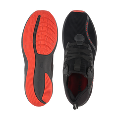 Fuel Wine Sports Shoes For Men (Black-Red)