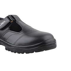 FUEL Sofee-Sports Safety Shoes for Women Industrial PU Single Density Sole, 200J Steel Toe, Energy Absorption (Sizes -6UK - 11UK/India)