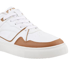 FUEL TED Trendy Lace-Up Sneakers for Men with Non-Slip Sole (Yellow)