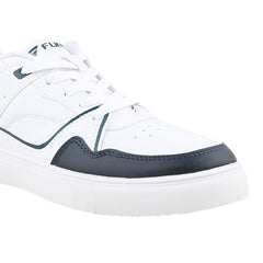 FUEL TED Trendy Lace-Up Sneakers for Men with Non-Slip Sole (Blue)