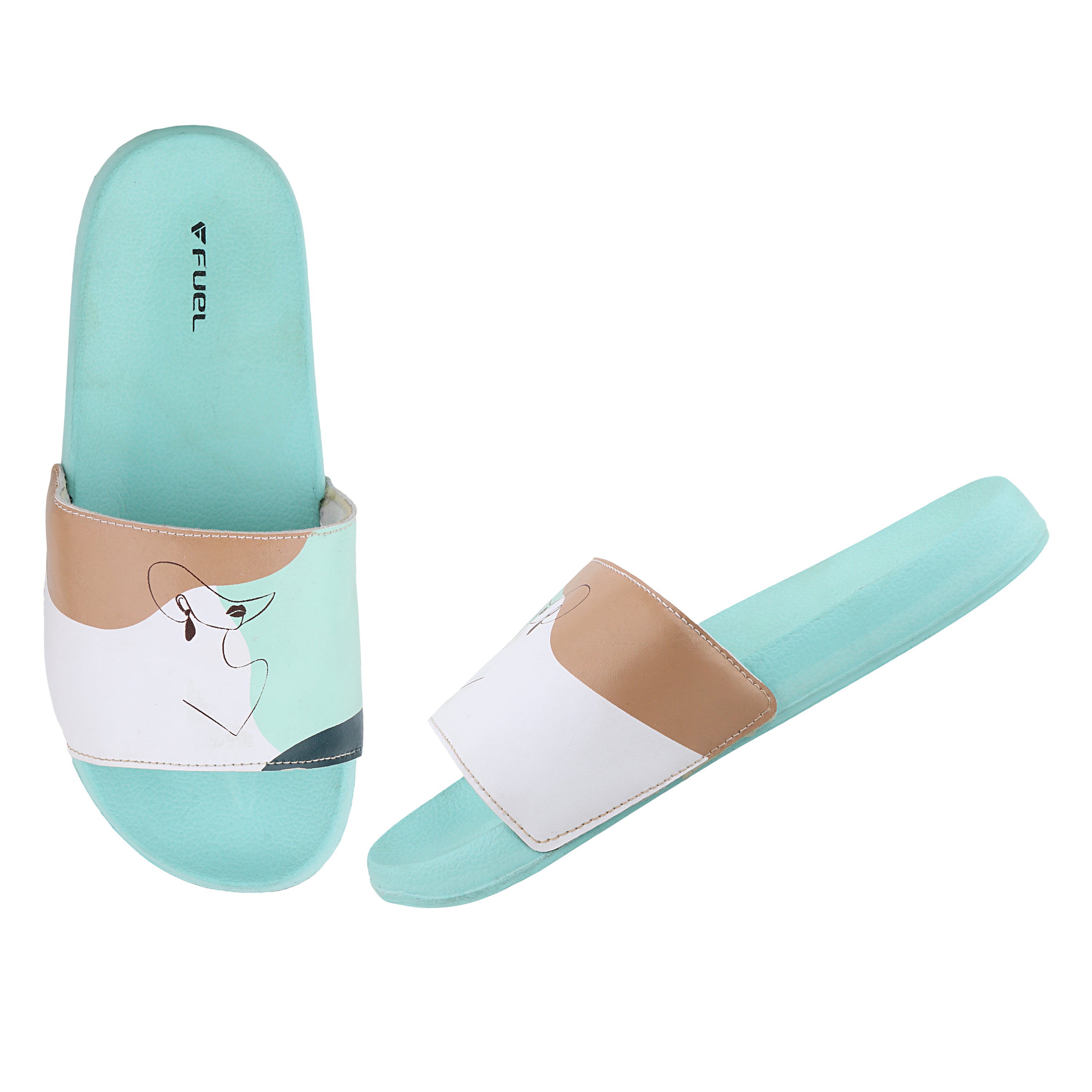 Fuel SLF-04 Stylish Women’s Slippers with EVA Sole, Soft Comfort Slide for Daily Wear