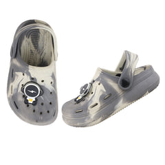 FUEL Hooper-01 Fully EVA Clogs for Kids Comfortable Anti-Skid & Waterproof Footwear (Grey)