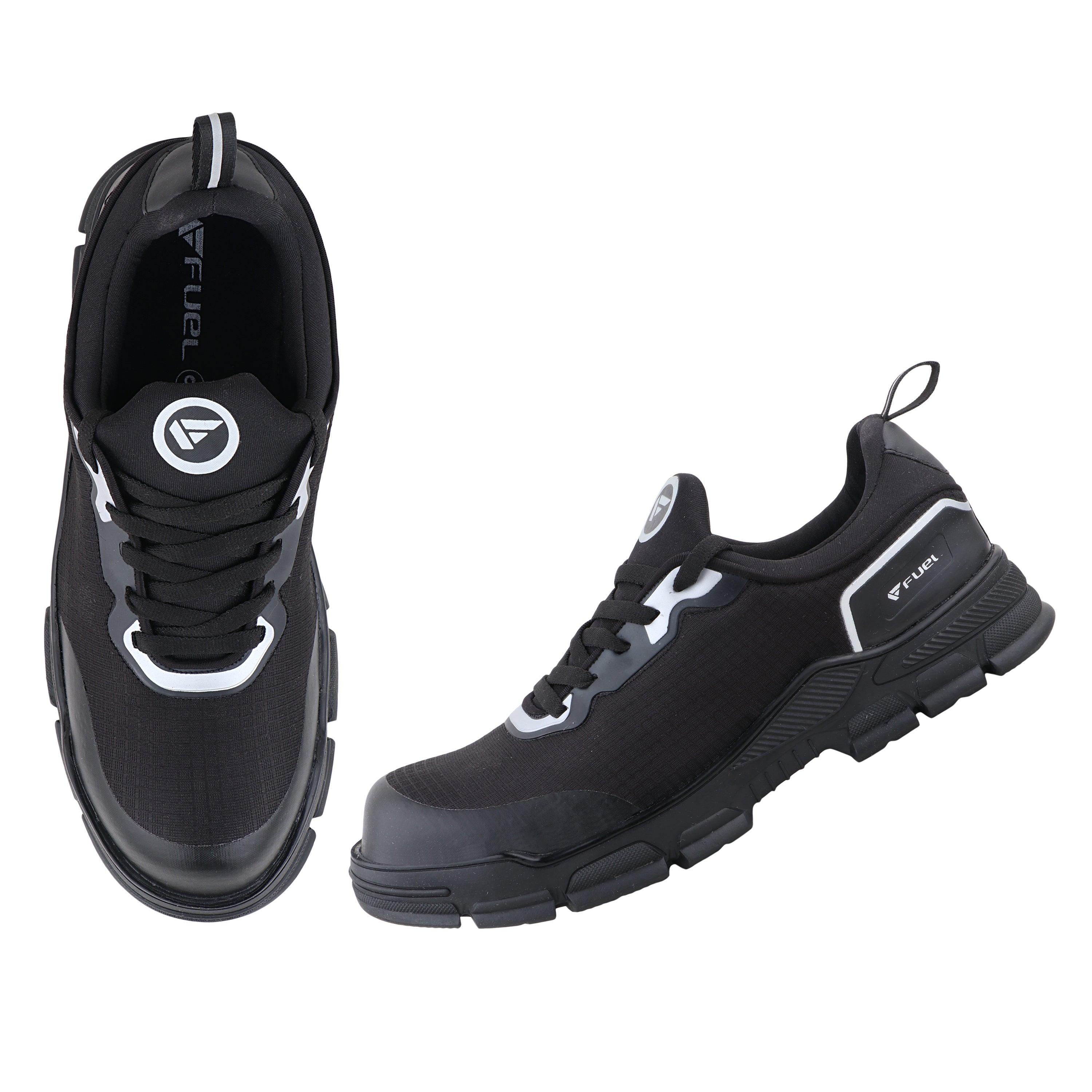 FUEL Reevon-01 Safety Shoes with Fabric Upper, Nitrile Rubber Sole & Non-Metallic 200J Toe Cap